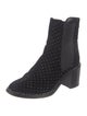 Jimmy Choo Velvet Polka Dot Print Chelsea Boots