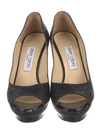 Jimmy Choo Glitter Glitter Accents Pumps