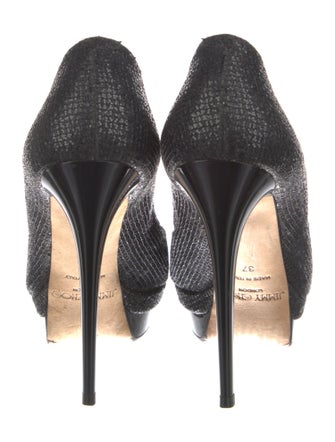 Jimmy Choo Glitter Glitter Accents Pumps