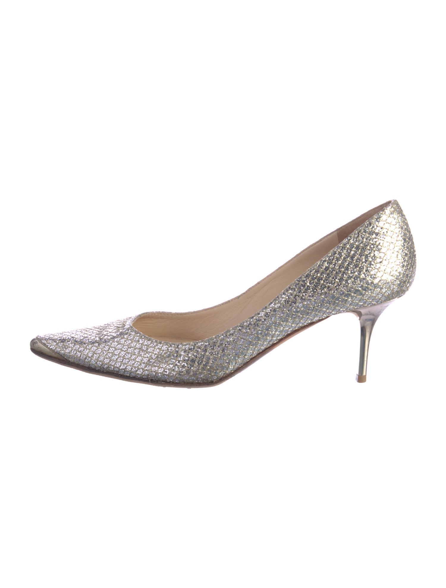 Jimmy Choo Glitter Glitter Accents Pumps
