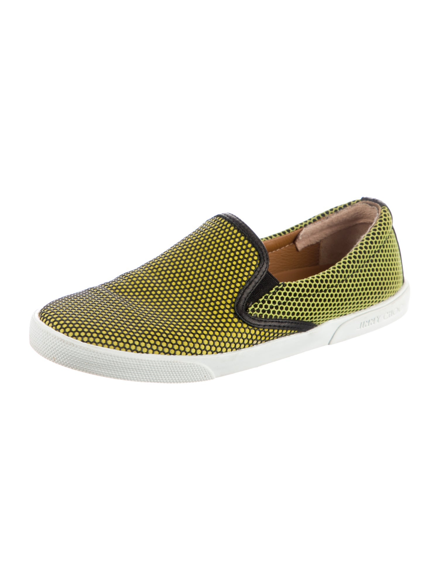 Jimmy Choo Leather Printed Sneakers