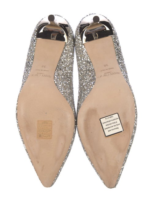 Jimmy Choo Glitter Glitter Accents Pumps
