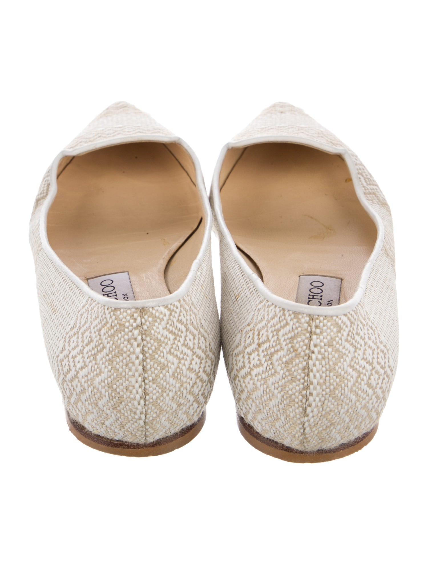 Jimmy Choo Rattan Patterned Flats