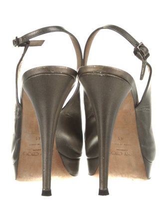 Jimmy Choo Leather Slingback Pumps