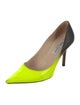 Jimmy Choo Patent Leather Printed Pumps