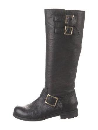 Jimmy Choo Leather Riding Boots