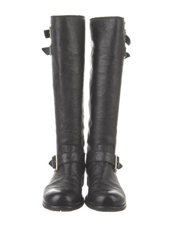 Jimmy Choo Leather Riding Boots