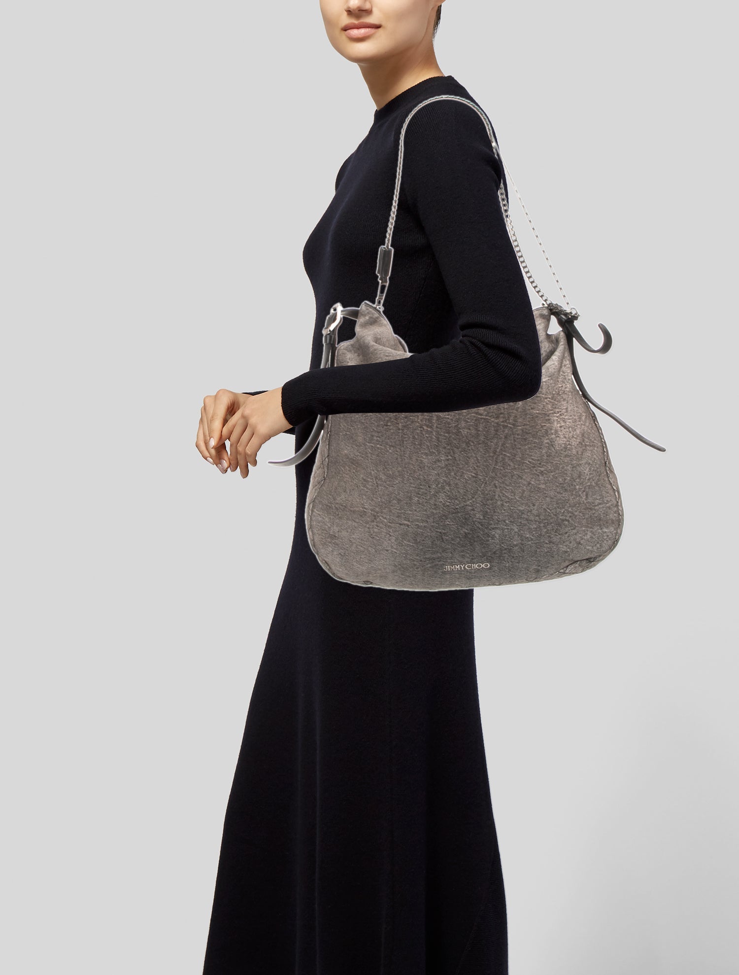 Jimmy Choo Quilted Shoulder Bag