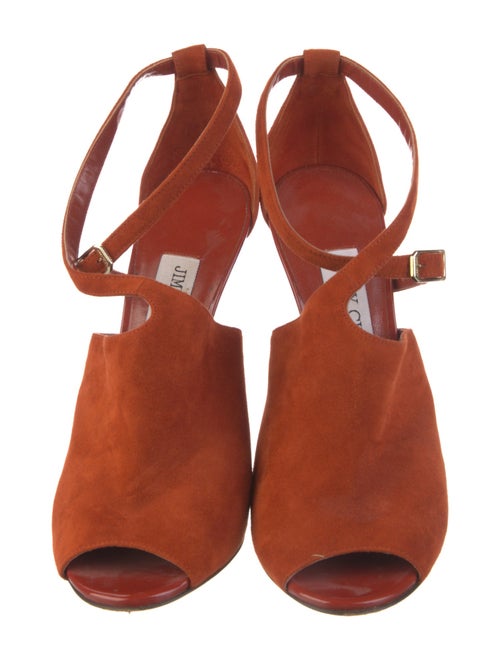 Jimmy Choo Suede T-Strap Pumps