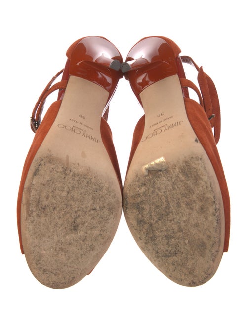 Jimmy Choo Suede T-Strap Pumps