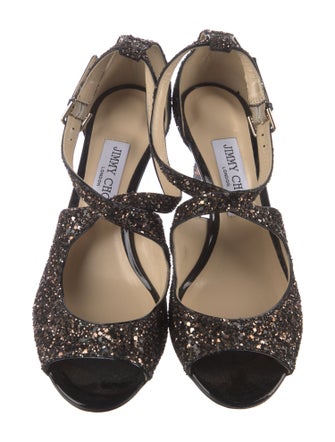 Jimmy Choo Glitter Glitter Accents Pumps