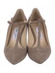 Jimmy Choo Suede T-Strap Pumps