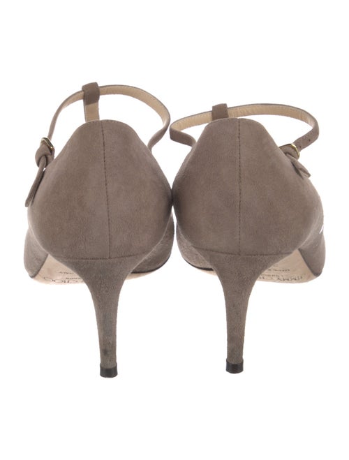 Jimmy Choo Suede T-Strap Pumps