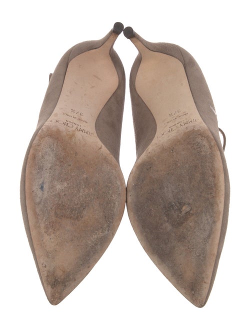 Jimmy Choo Suede T-Strap Pumps