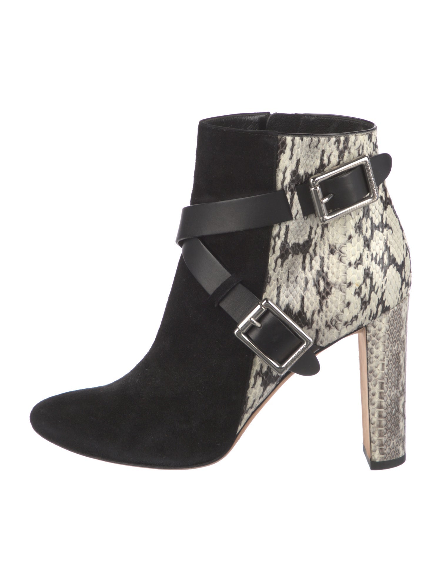 Jimmy Choo Suede Animal Print Boots