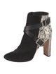 Jimmy Choo Suede Animal Print Boots