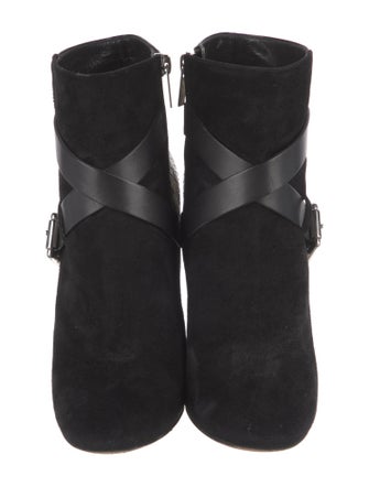 Jimmy Choo Suede Animal Print Boots