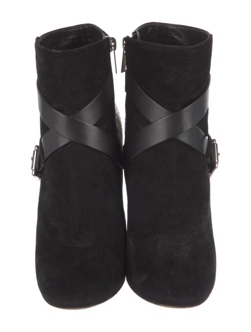 Jimmy Choo Suede Animal Print Boots