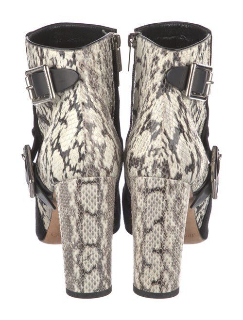 Jimmy Choo Suede Animal Print Boots