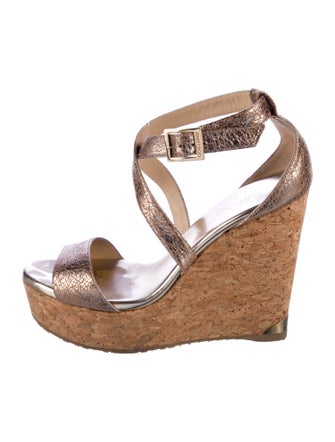 Jimmy Choo Leather Slides