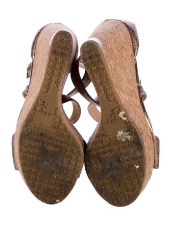 Jimmy Choo Leather Slides