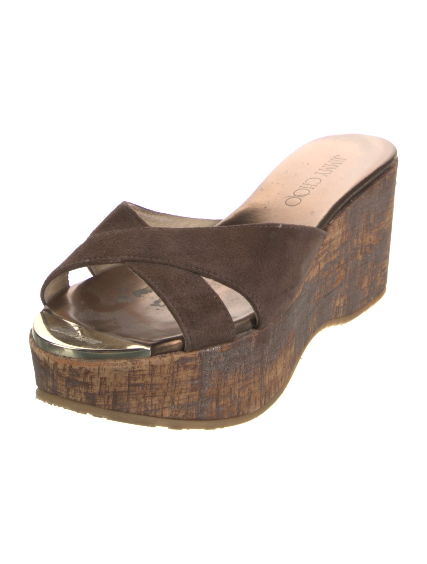 Jimmy Choo Suede Slides