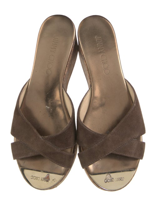 Jimmy Choo Suede Slides