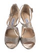 Jimmy Choo Glitter Glitter Accents Sandals