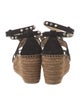 Jimmy Choo Suede Studded Accents Espadrilles