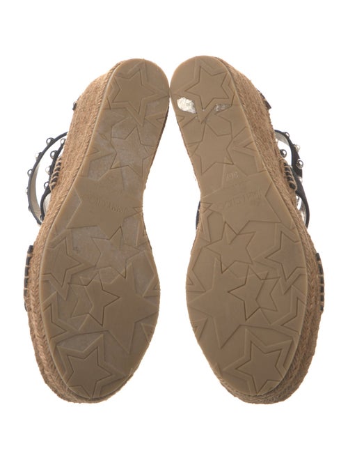 Jimmy Choo Suede Studded Accents Espadrilles