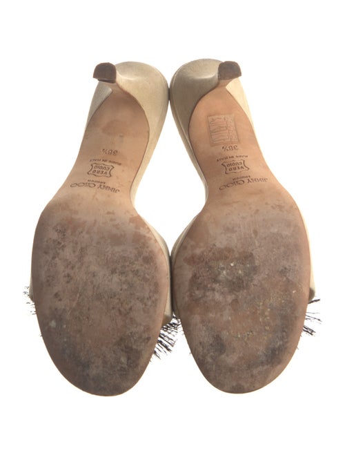 Jimmy Choo Suede Animal Print Slides