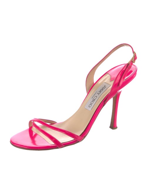 Jimmy Choo Patent Leather Slingback Sandals