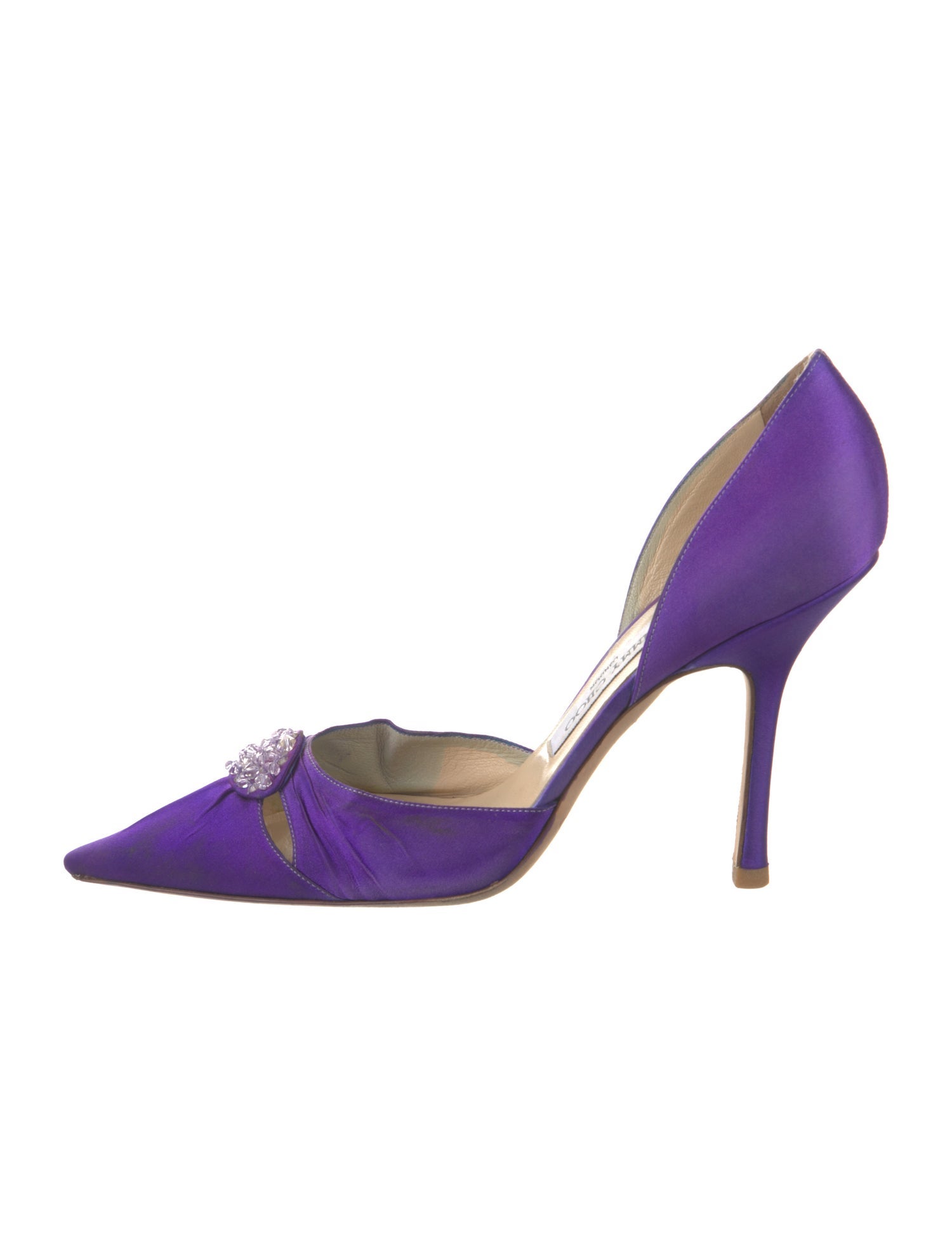Jimmy Choo Satin D'Orsay Pumps