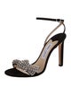 Jimmy Choo Suede Bow Accents Sandals