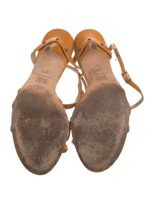 Jimmy Choo Leather Studded Accents Slides