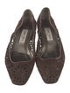 Jimmy Choo Suede Lasercut Accents Ballet Flats