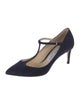 Jimmy Choo Suede T-Strap Pumps