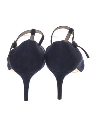 Jimmy Choo Suede T-Strap Pumps