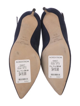 Jimmy Choo Suede T-Strap Pumps