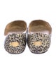 Jimmy Choo Patent Leather Animal Print Flats