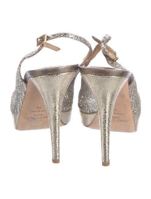 Jimmy Choo Glitter Slingback Pumps