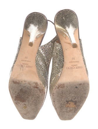Jimmy Choo Glitter Slingback Pumps