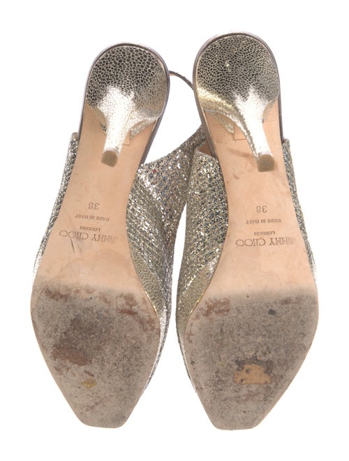Jimmy Choo Glitter Slingback Pumps