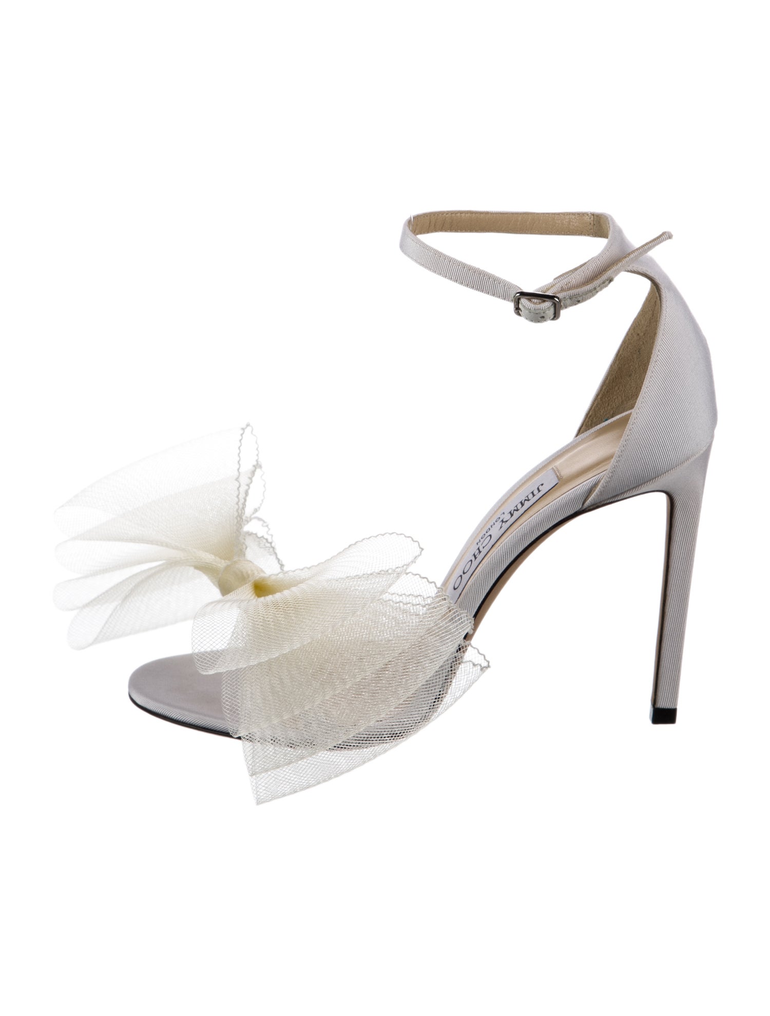 Jimmy Choo Mesh Accents Sandals