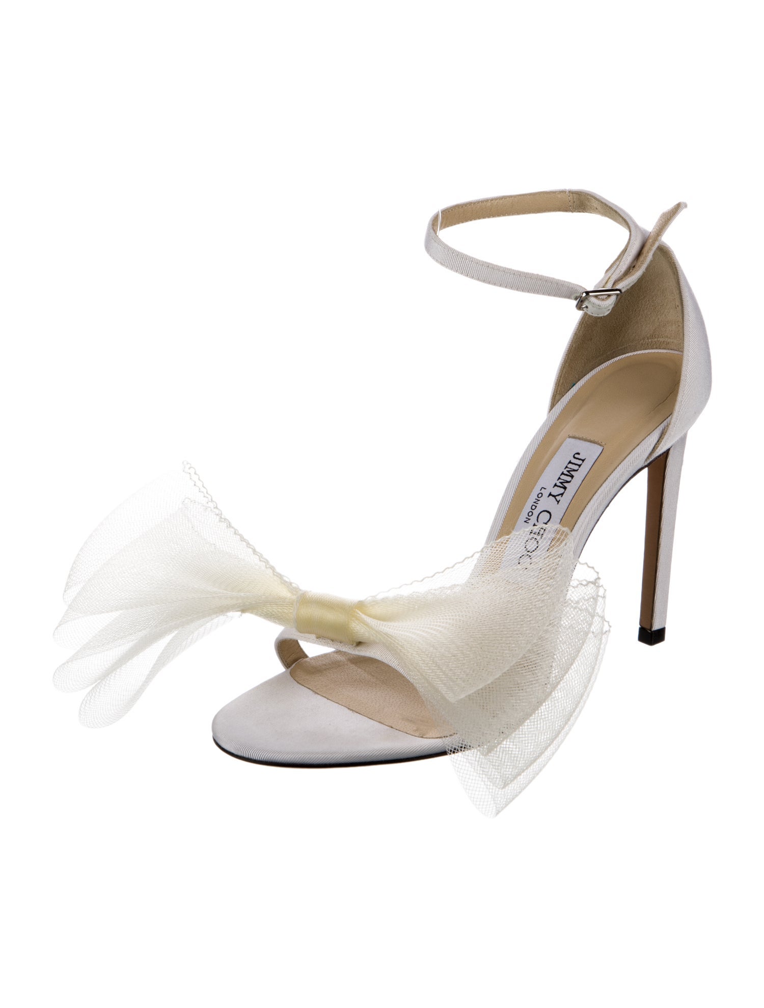 Jimmy Choo Mesh Accents Sandals