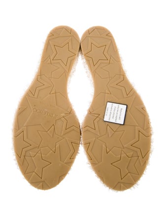 Jimmy Choo Canvas Fringe Trim Accent Espadrilles