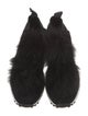 Jimmy Choo Fur Trim Sneakers