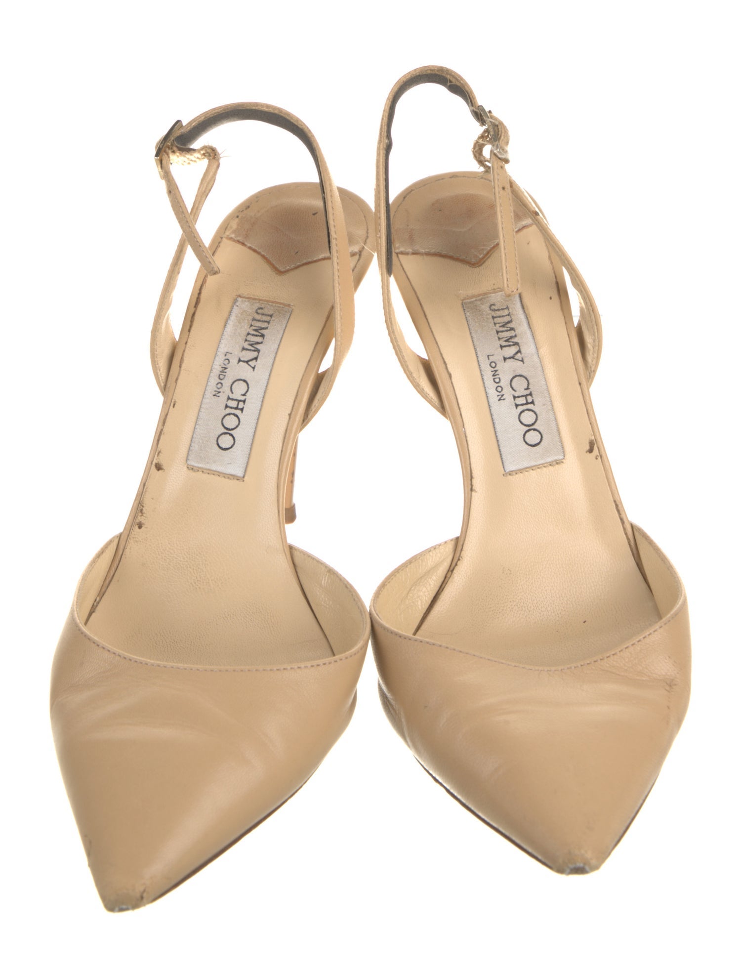 Jimmy Choo Leather Slingback Pumps