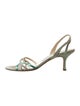Jimmy Choo Leather Slingback Sandals