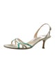 Jimmy Choo Leather Slingback Sandals